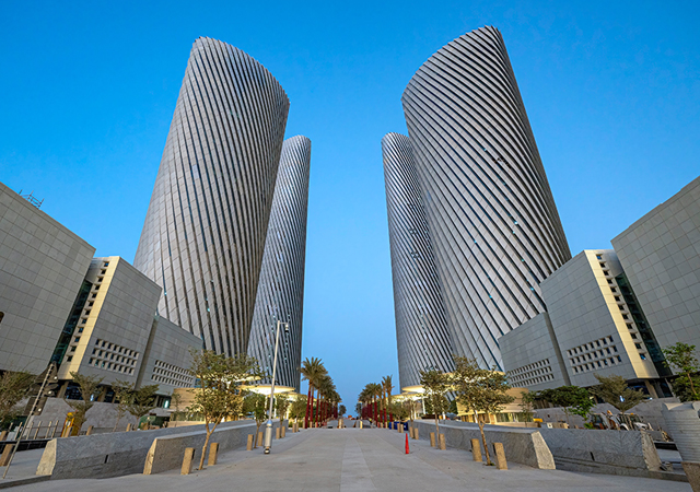 lusail,,qatar, ,june,04,,2024:,lusail,plaza,towers,,a